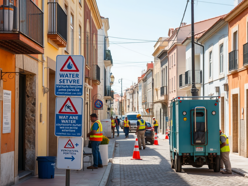 Hvor kuttes vannet i Portugal denne uken?